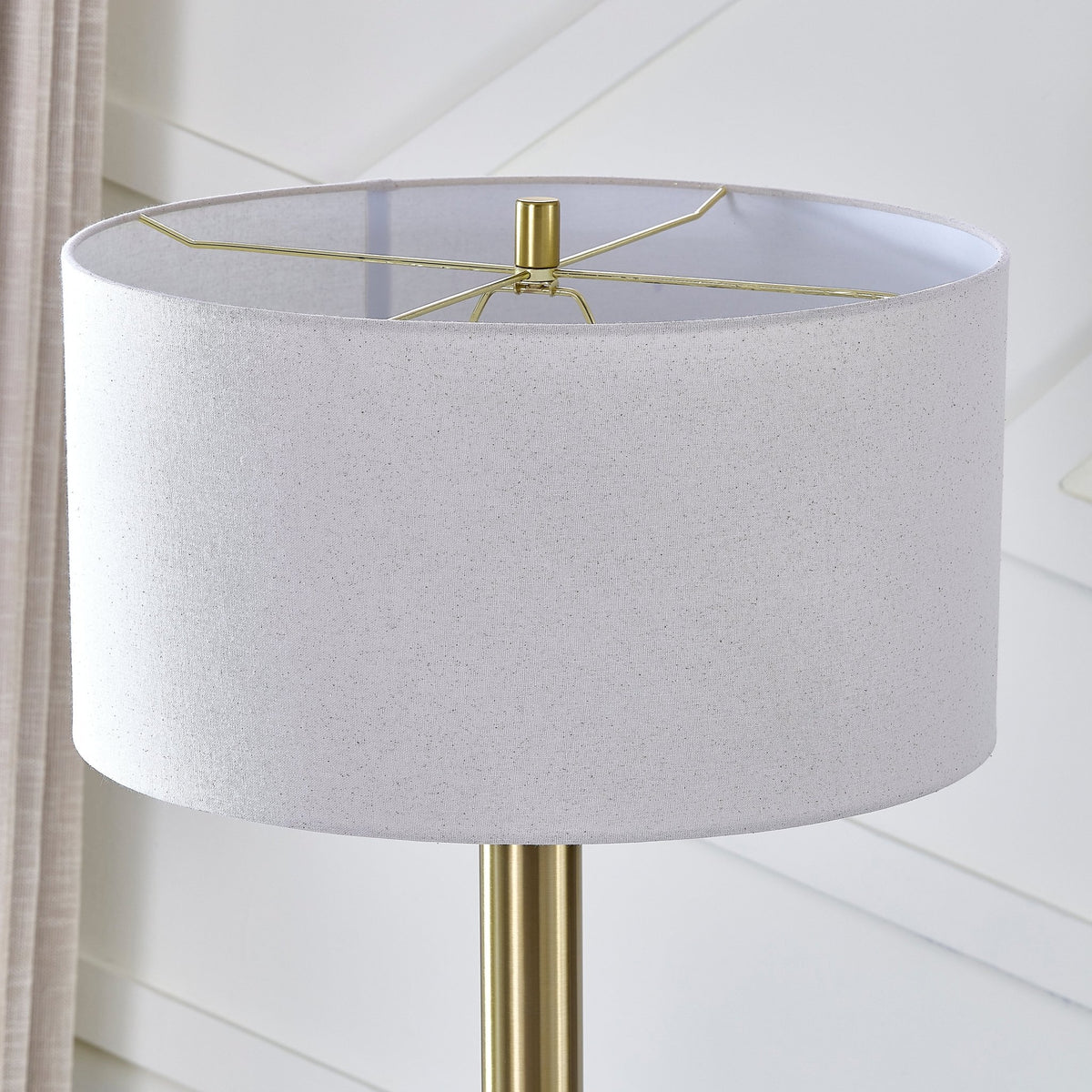 72'H Lumar Gold Metal Floor Lamp Floor lamps| Crestview
