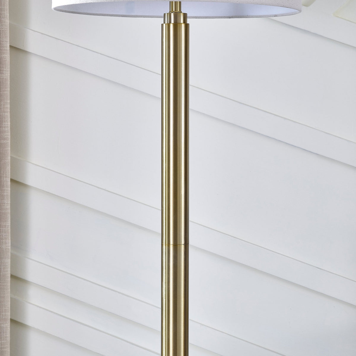 72'H Lumar Gold Metal Floor Lamp Floor lamps| Crestview