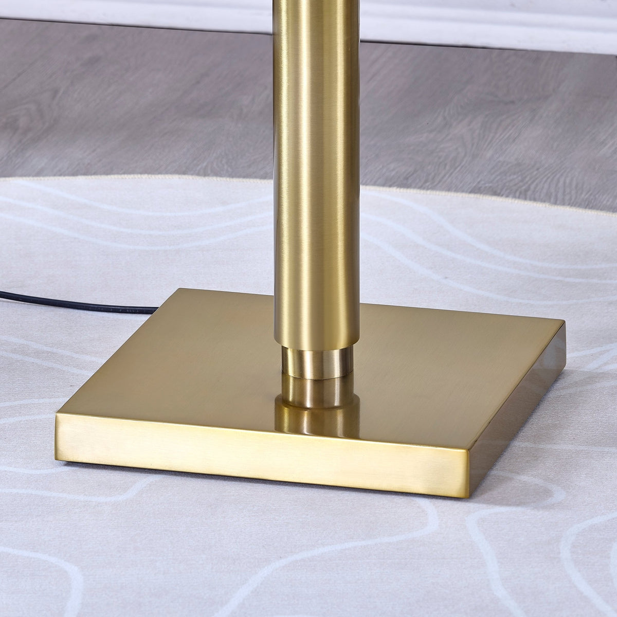 72'H Lumar Gold Metal Floor Lamp Floor lamps| Crestview
