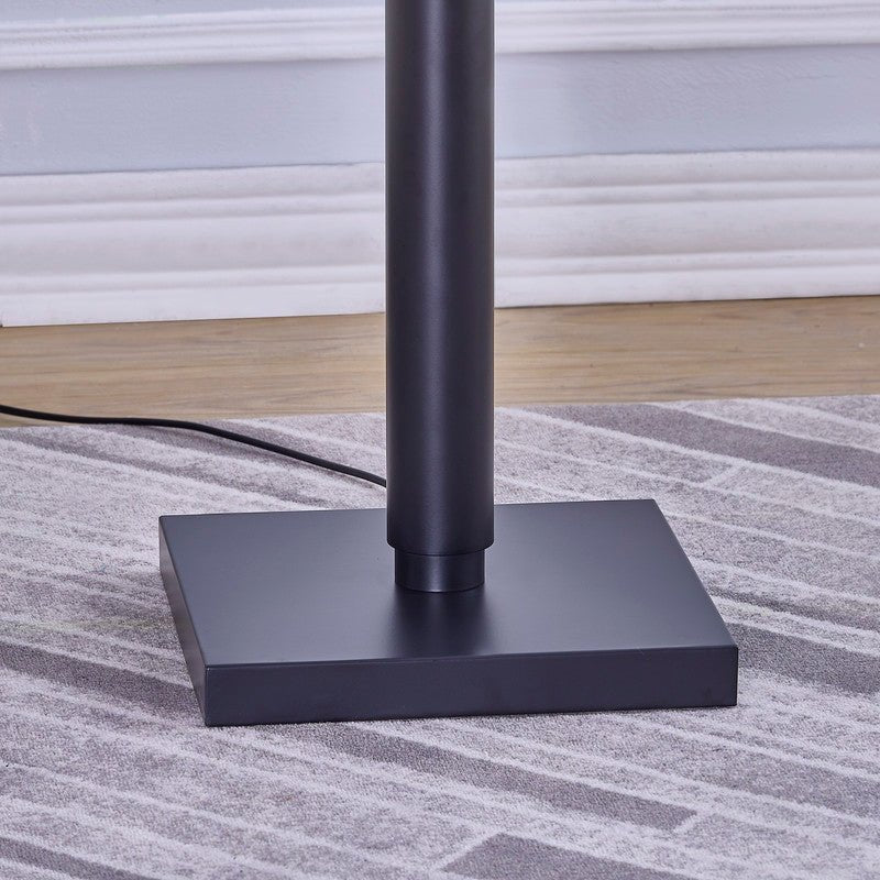 72'H Lumar Black Metal Floor Lamp Floor lamps| Crestview