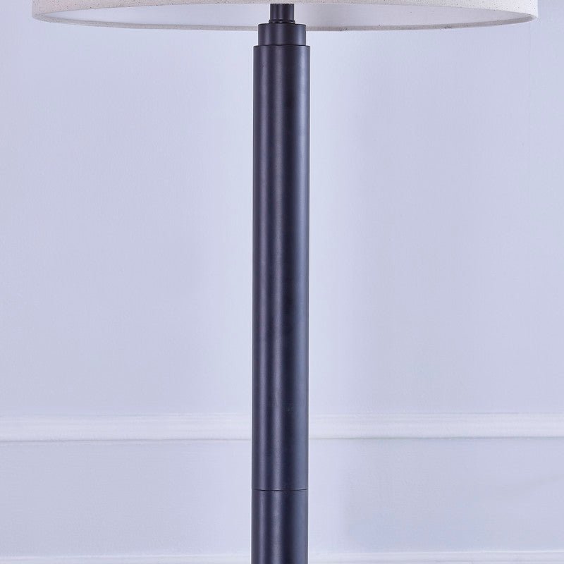 72'H Lumar Black Metal Floor Lamp Floor lamps| Crestview