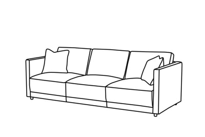 Velano Velvet Green 3 seater Sofa - Al Rugaib Furniture