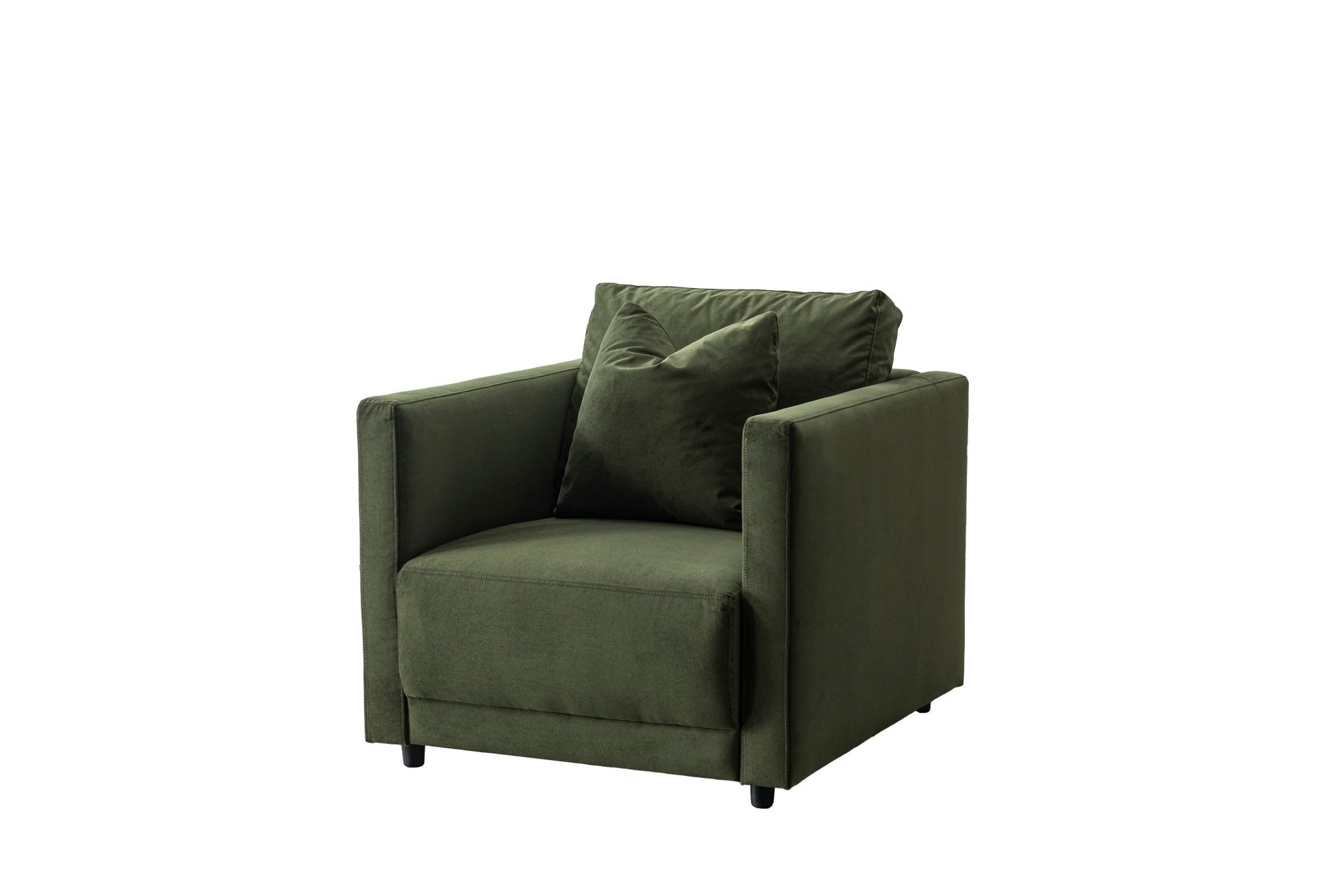 Velano Velvet Green Accent Chair Chairs| Roots Furniture
