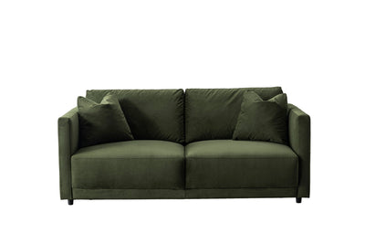 Velano Velvet Green Loveseat - Al Rugaib Furniture