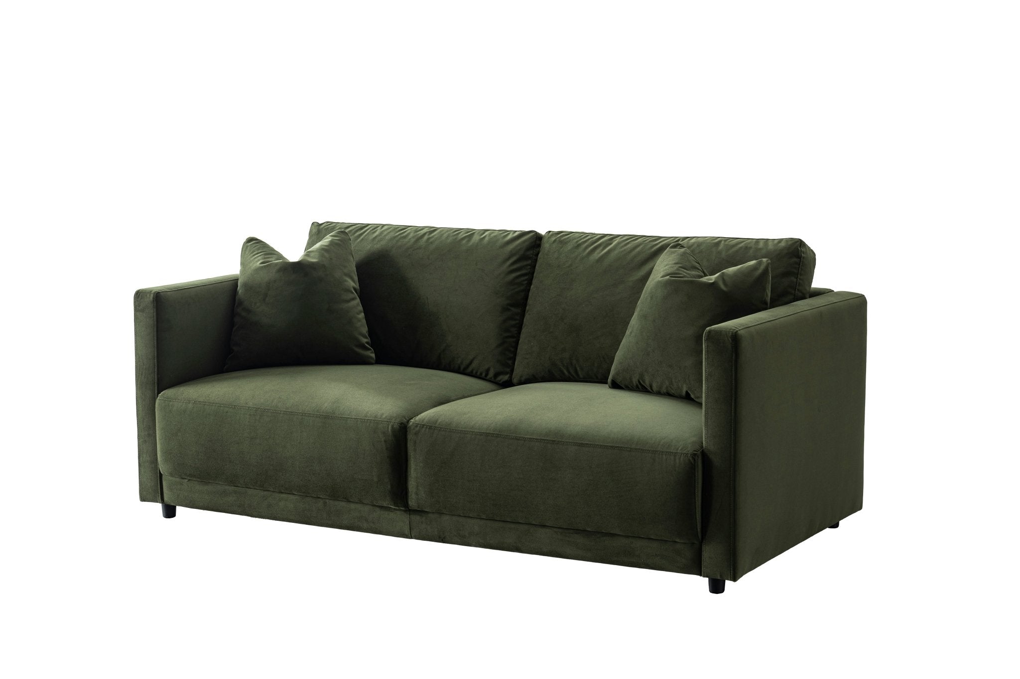 Velano Velvet Green Loveseat Sofas & Loveseats| Roots Furniture