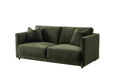 Velano Velvet Green Loveseat - Al Rugaib Furniture