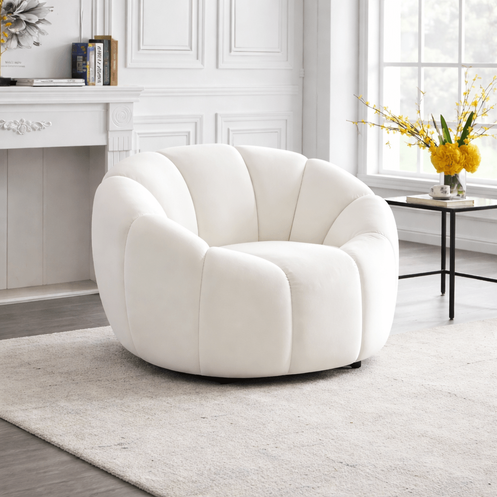 Velvet and Swedish Wood Chair By Alhome - 100x95x70 cm Chairs| Alhome