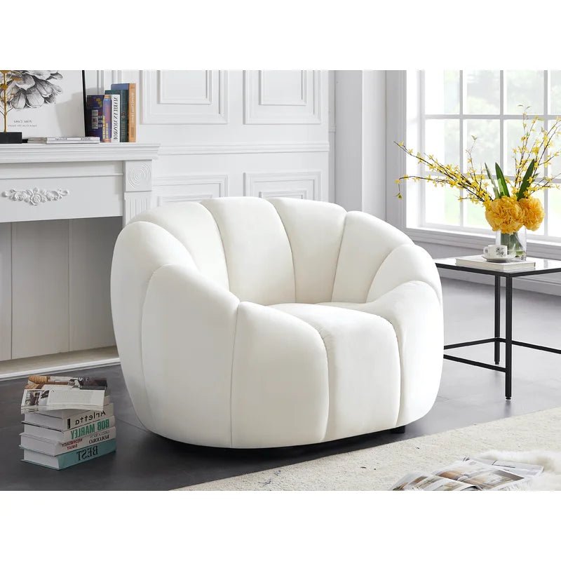 Velvet and Swedish Wood Chair By Alhome - 100x95x70 cm Chairs| Alhome