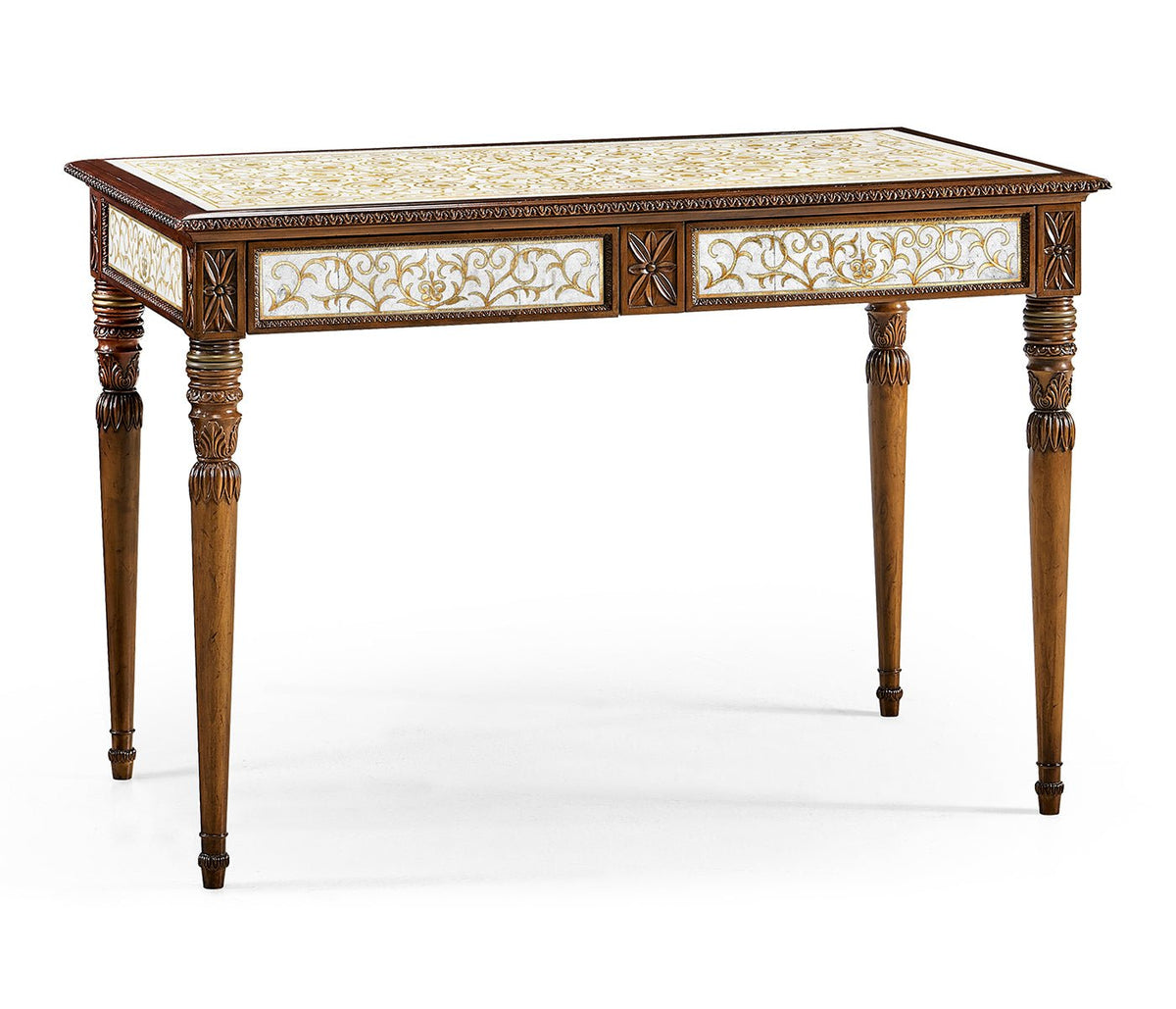 Venetian Collection - Églomisé library table Office Desks| Jonathan Charles