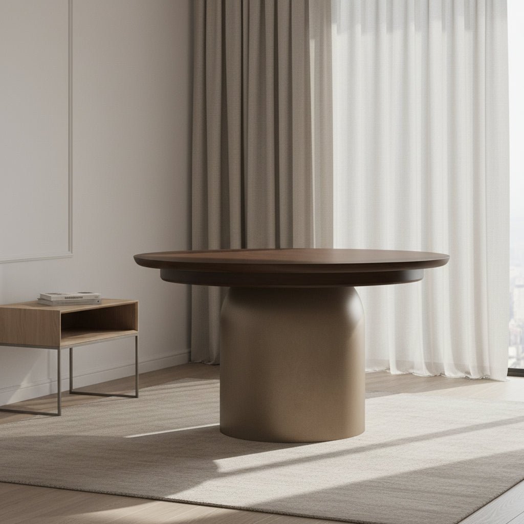 Verge - Round Dining Table - Al Rugaib Furniture