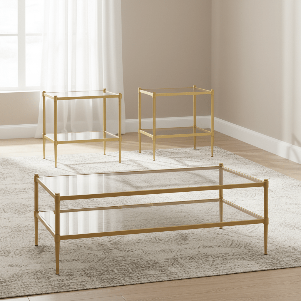 Verishaw Rectangular Cocktail Table Set Table Sets| Ashley Homestore