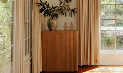 Vermentino Bar Cabinet Oak - Al Rugaib Furniture