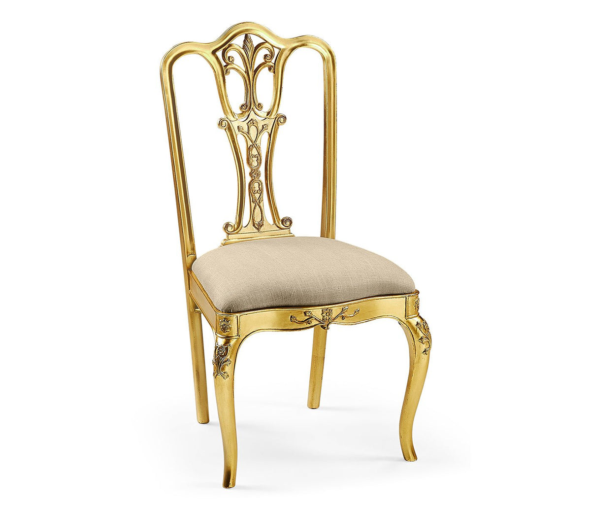 Versailles Collection - Gilded 18th Century Dining Side Chair Dining Chairs| Jonathan Charles