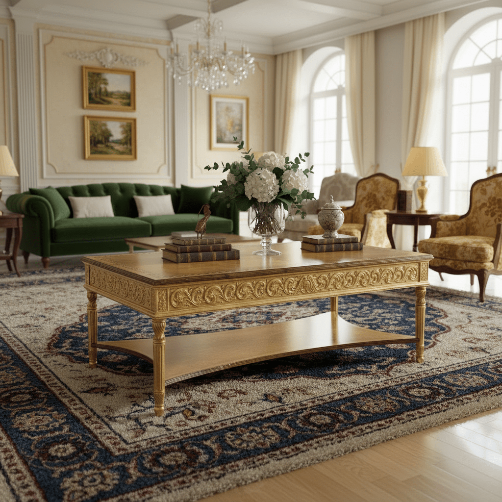 Versailles Collection - Louis XIV Style Rectangular Coffee Table Coffee Tables| Jonathan Charles