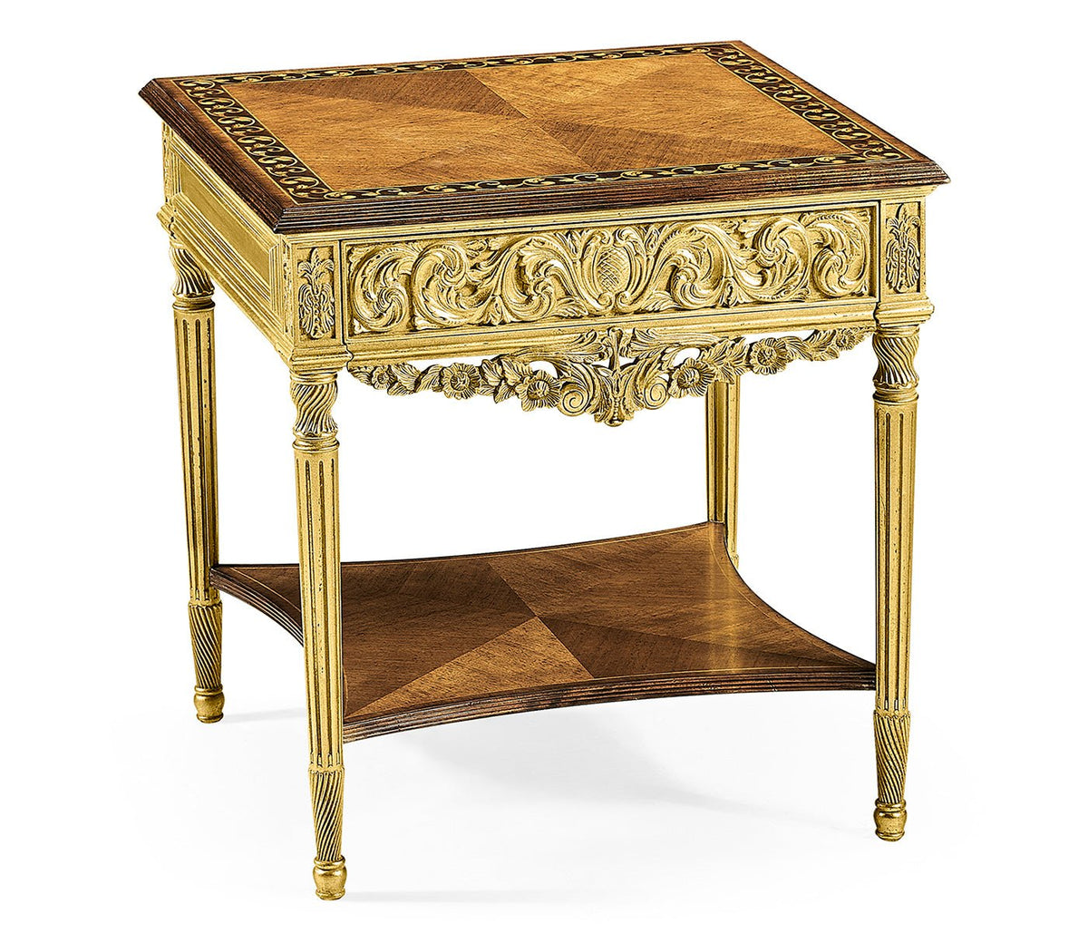 Versailles Collection - Louis XIV style square side table Accent & End Tables| Jonathan Charles