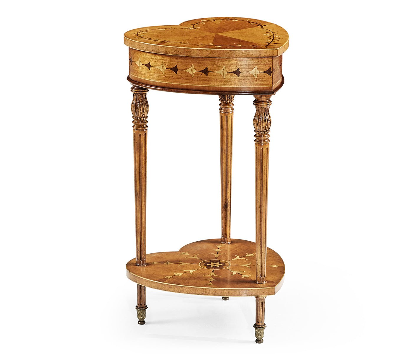Versailles Collection - Sheraton style "heart" work box Ground Decors| Jonathan Charles
