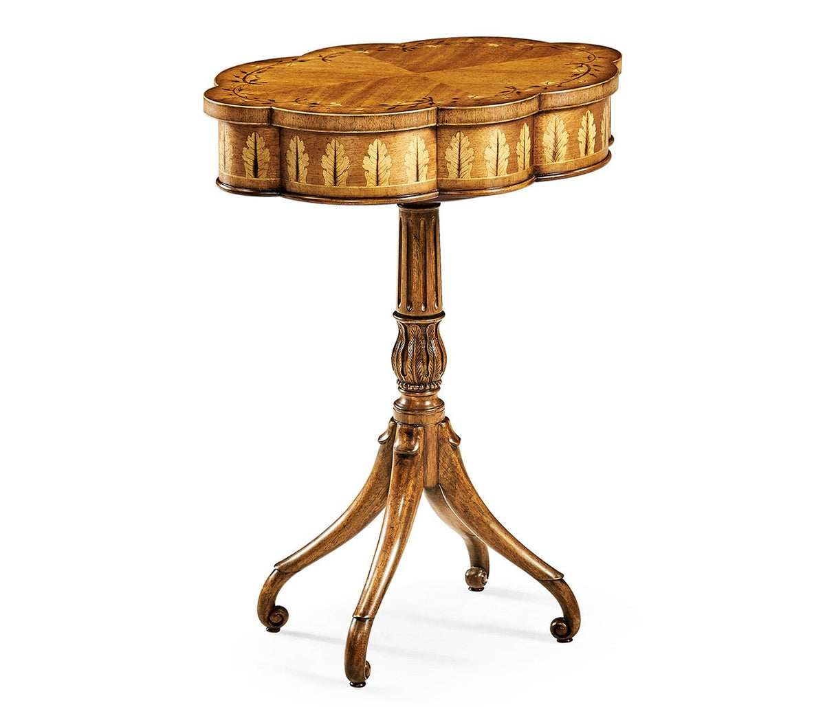 Versailles Collection - Sheraton style lobed work box Ground Decors| Jonathan Charles