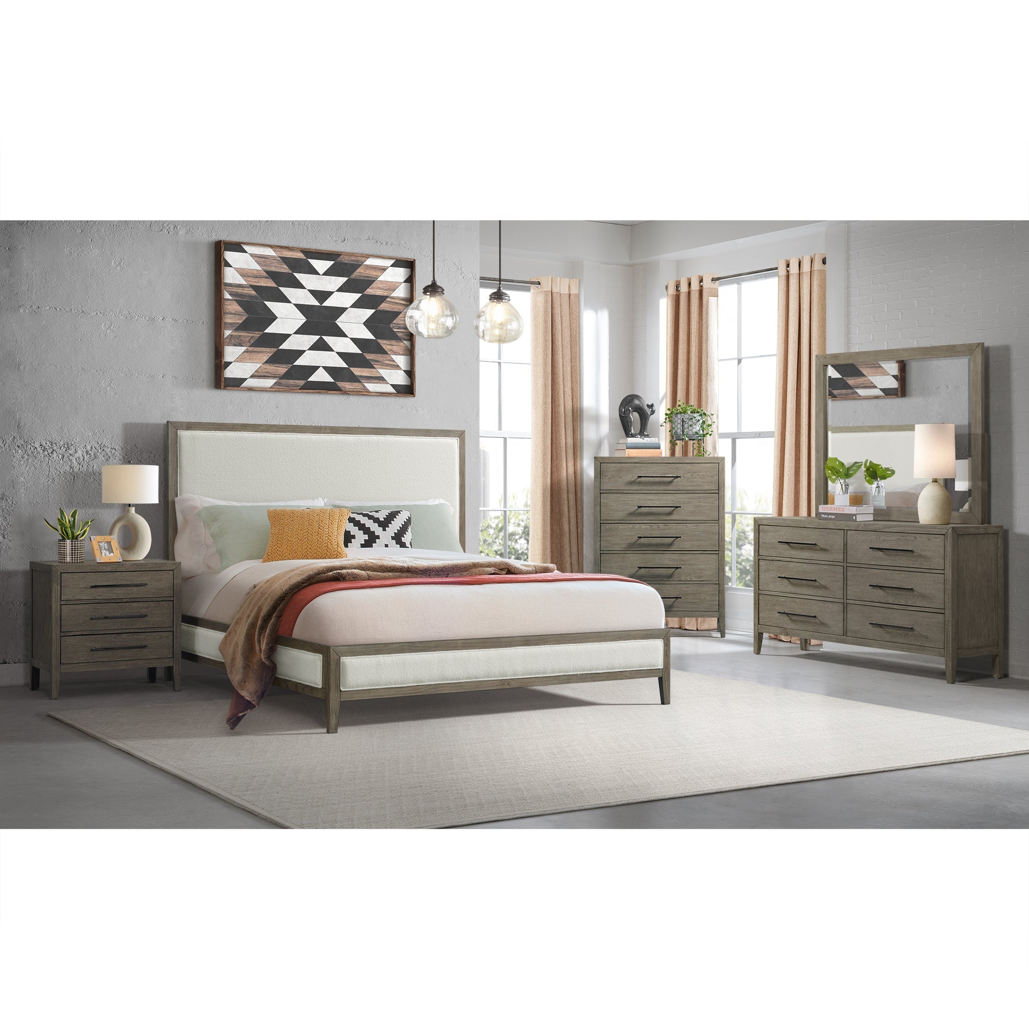 Versailles Contemporary 6-Drawer Dresser Dressers| Roots Furniture