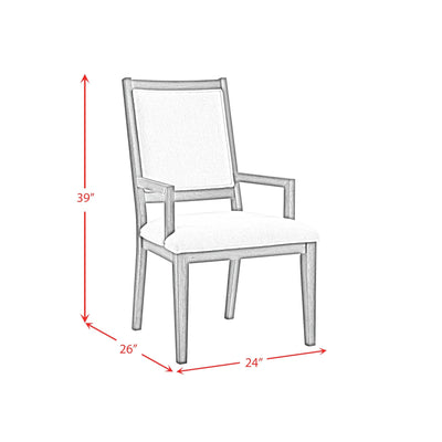 Versailles Contemporary Arm Chair with Boucle White Fabric in Black (2 Per Carton) - Al Rugaib Furniture