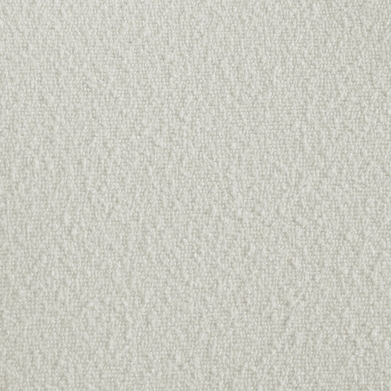 Versailles Contemporary Arm Chair with Boucle White Fabric in Black (2 Per Carton) - Al Rugaib Furniture