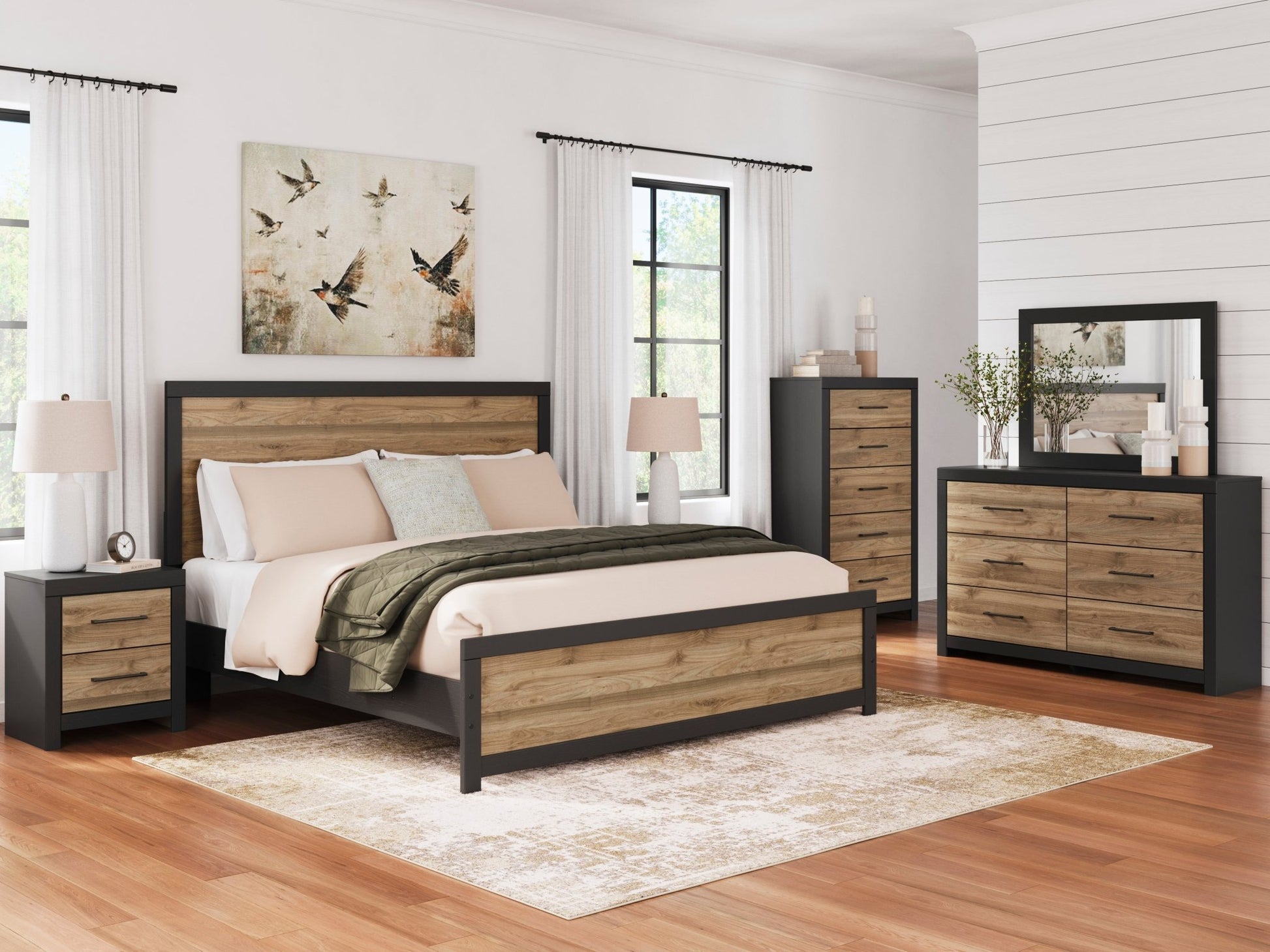 Vertani King Panel Bed Beds| Ashley Homestore