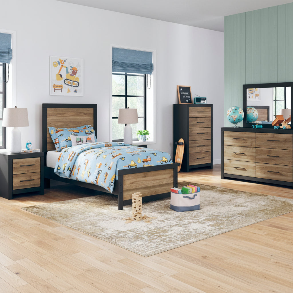 Vertani Twin Panel Bed Beds| Ashley Homestore
