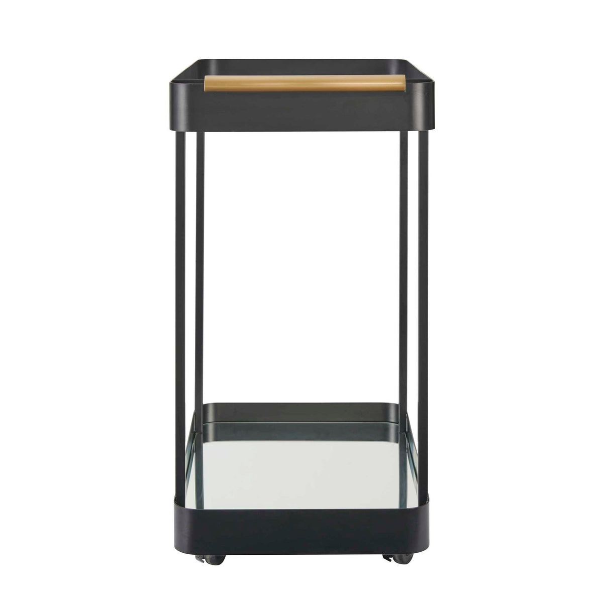 Vesper Black Iron Bar Cart Serving Carts| Uttermost