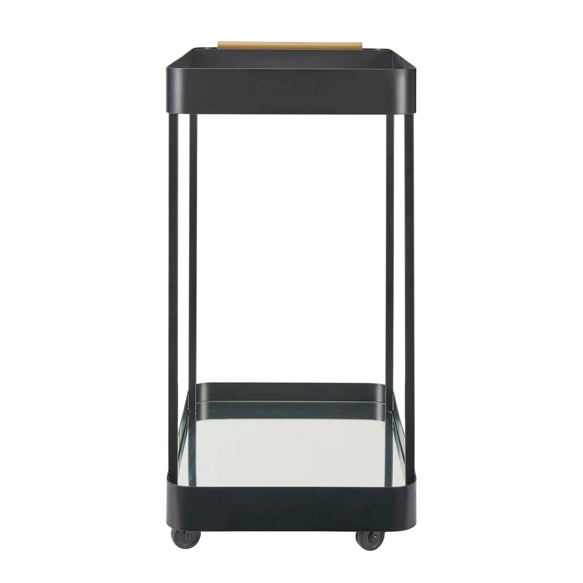 Vesper Black Iron Bar Cart Serving Carts| Uttermost
