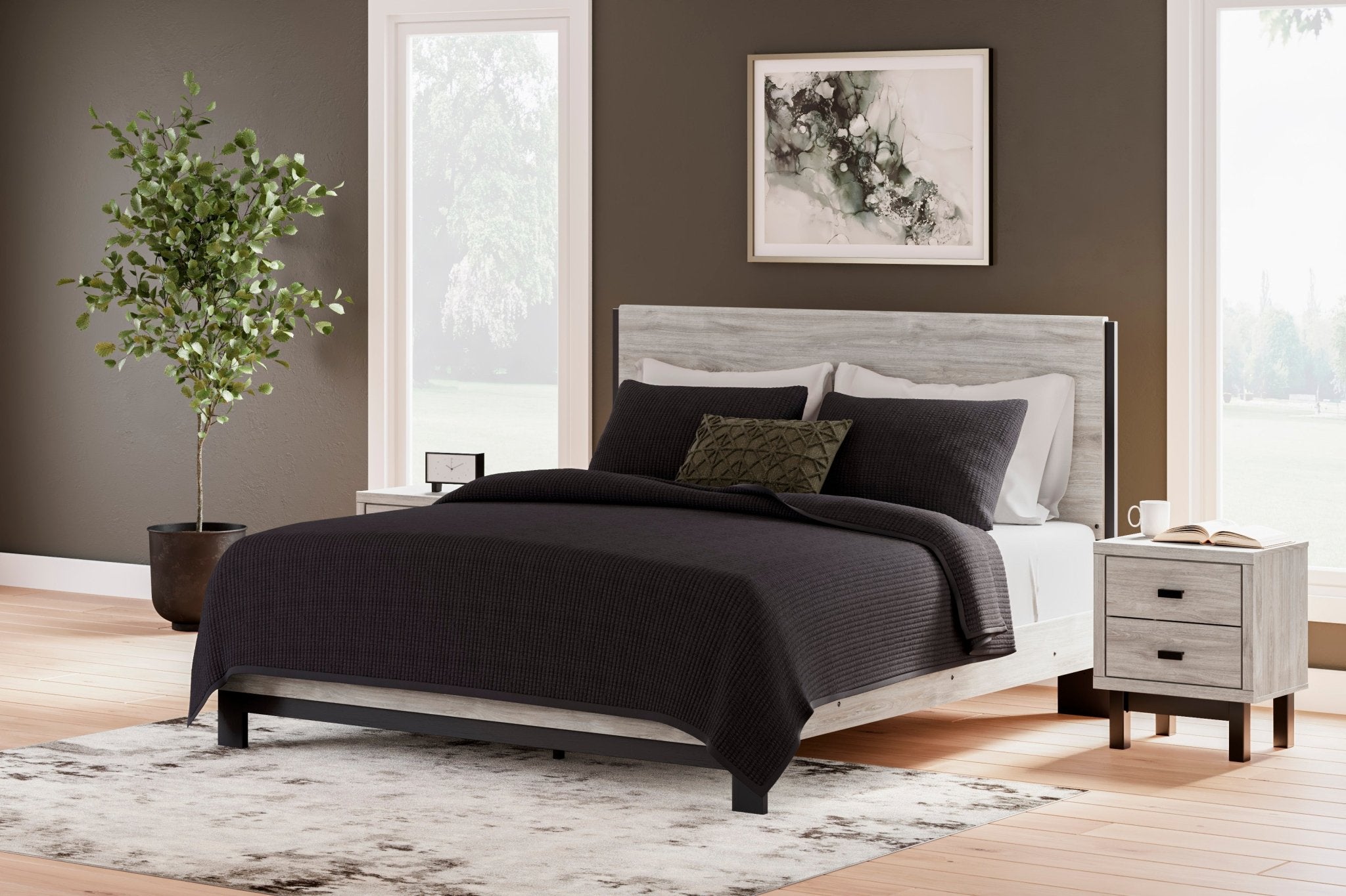 Vessalli King Panel Bed Beds| Ashley Homestore
