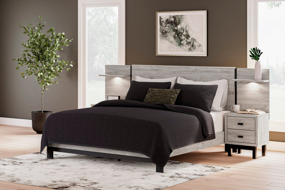 Vessalli Queen Panel Bed Beds| Ashley Homestore