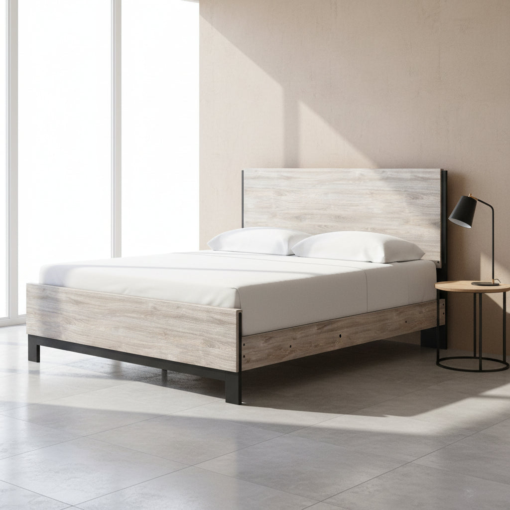 Vessalli Queen Panel Bed Beds| Ashley Homestore