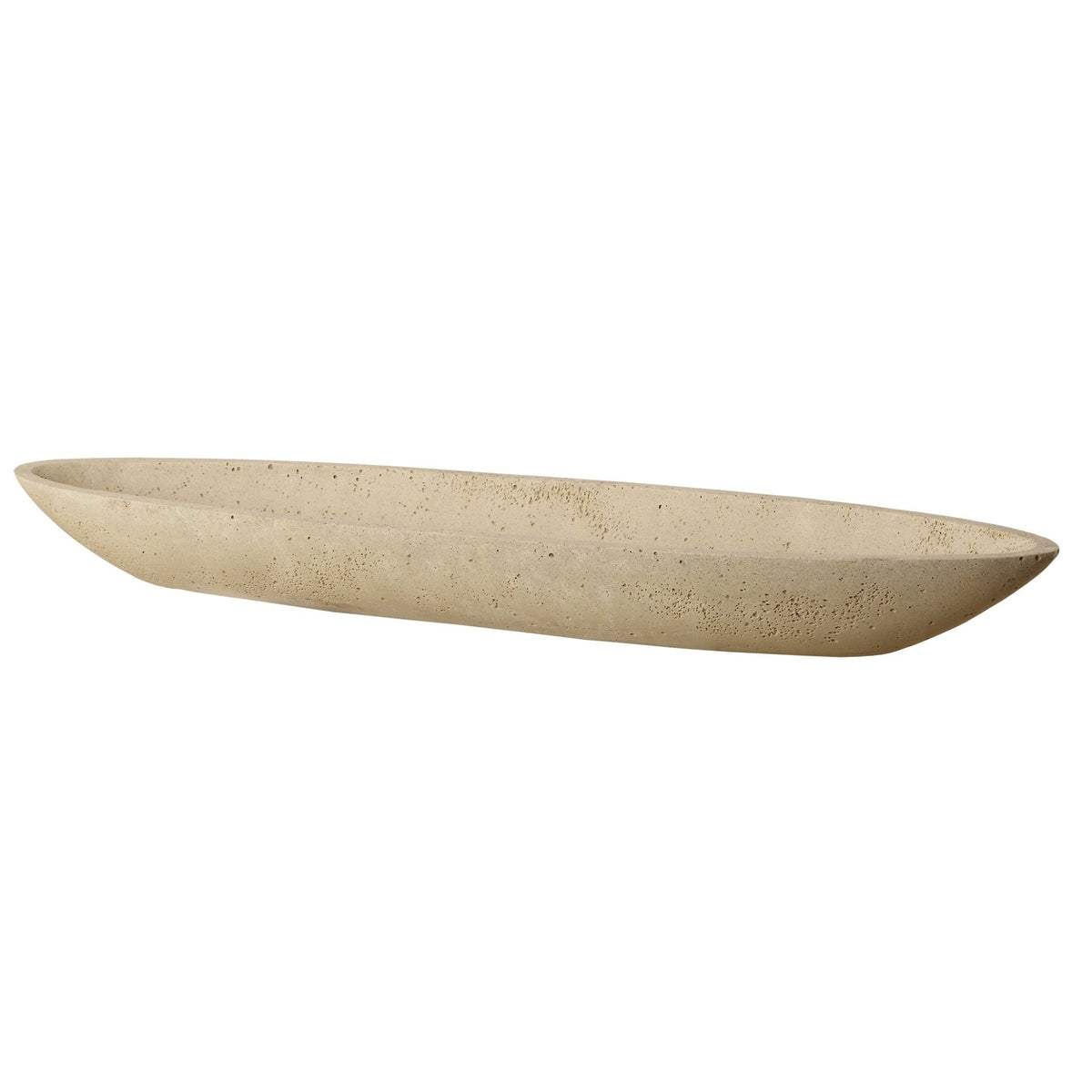 Vessel Cast Ivory Canoe Bowl Bowl| Uttermost