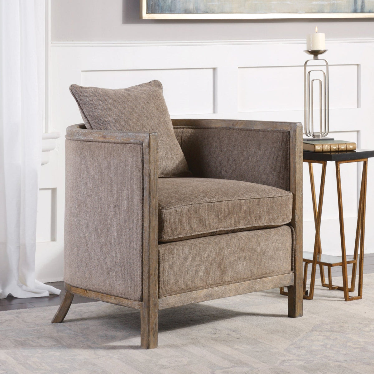 Viaggio Accent Chair Chairs| Uttermost