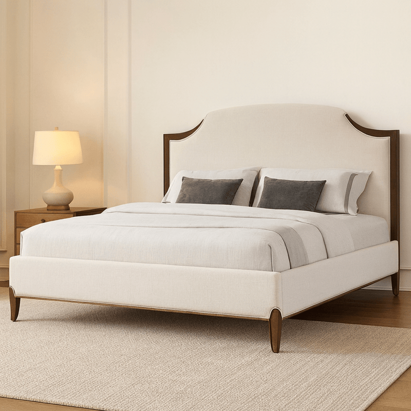 Victorian Dreams Beige Bed - Al Rugaib Furniture