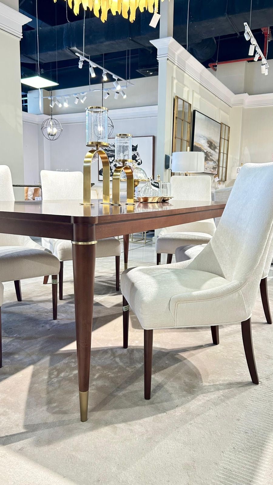 Victorian Dreams Brown Dining Table Dining Tables| AlRugaib Furniture