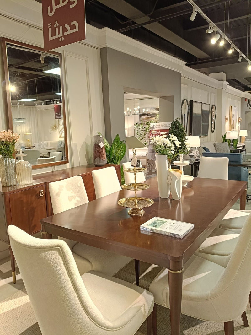 Victorian Dreams Brown Dining Table - Al Rugaib Furniture