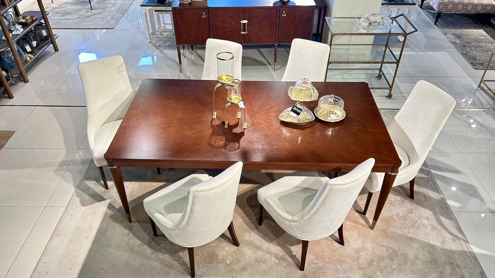 Victorian Dreams Brown Dining Table Dining Tables| AlRugaib Furniture