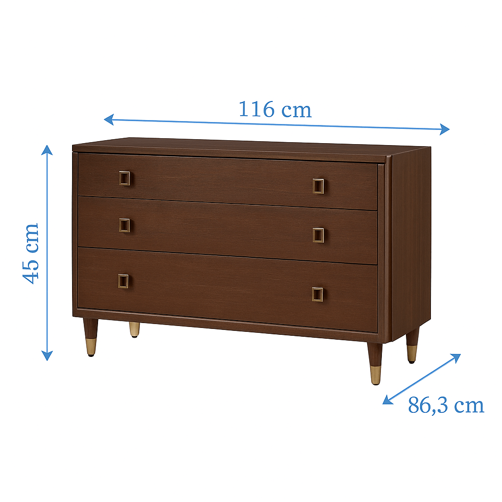 Victorian Dreams Brown Dresser Dressers| AlRugaib Furniture