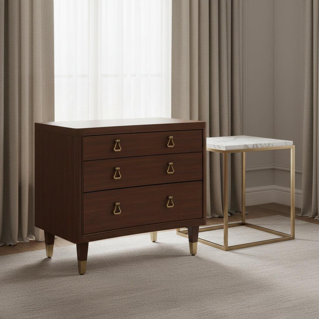 Victorian Dreams Brown Nightstand Nightstands| AlRugaib Furniture