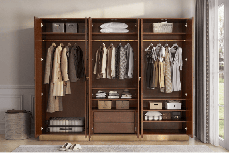 Victorian Dreams Brown Wardrobe - Al Rugaib Furniture