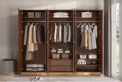 Victorian Dreams Brown Wardrobe - Al Rugaib Furniture