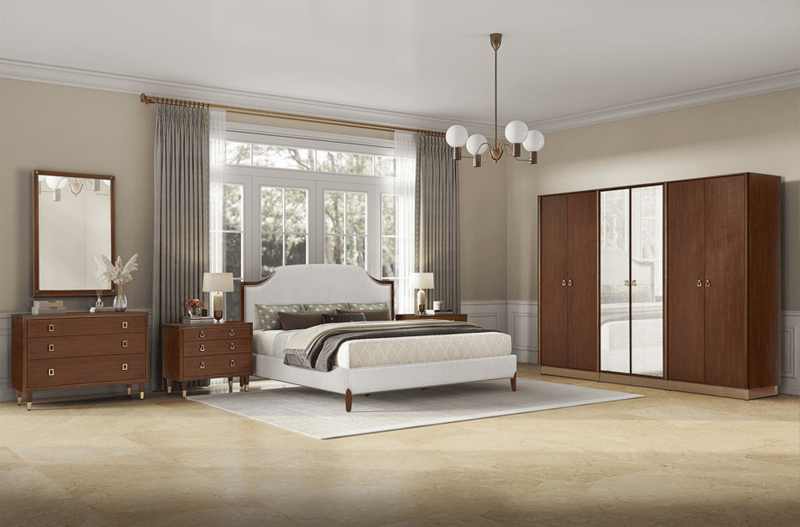 Victorian Dreams Brown Wardrobe - Al Rugaib Furniture