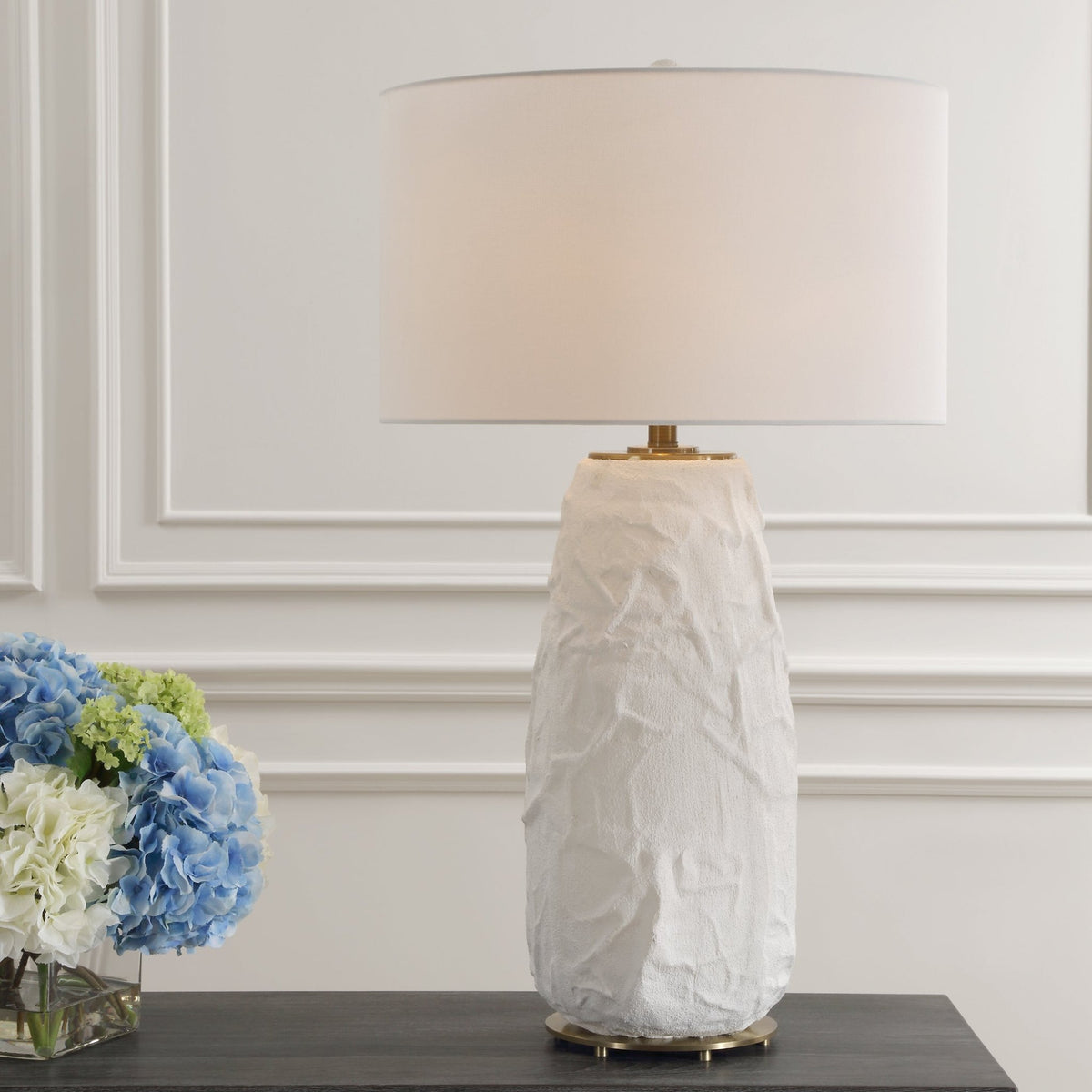Vida White Table Lamp Table Lamps| Uttermost