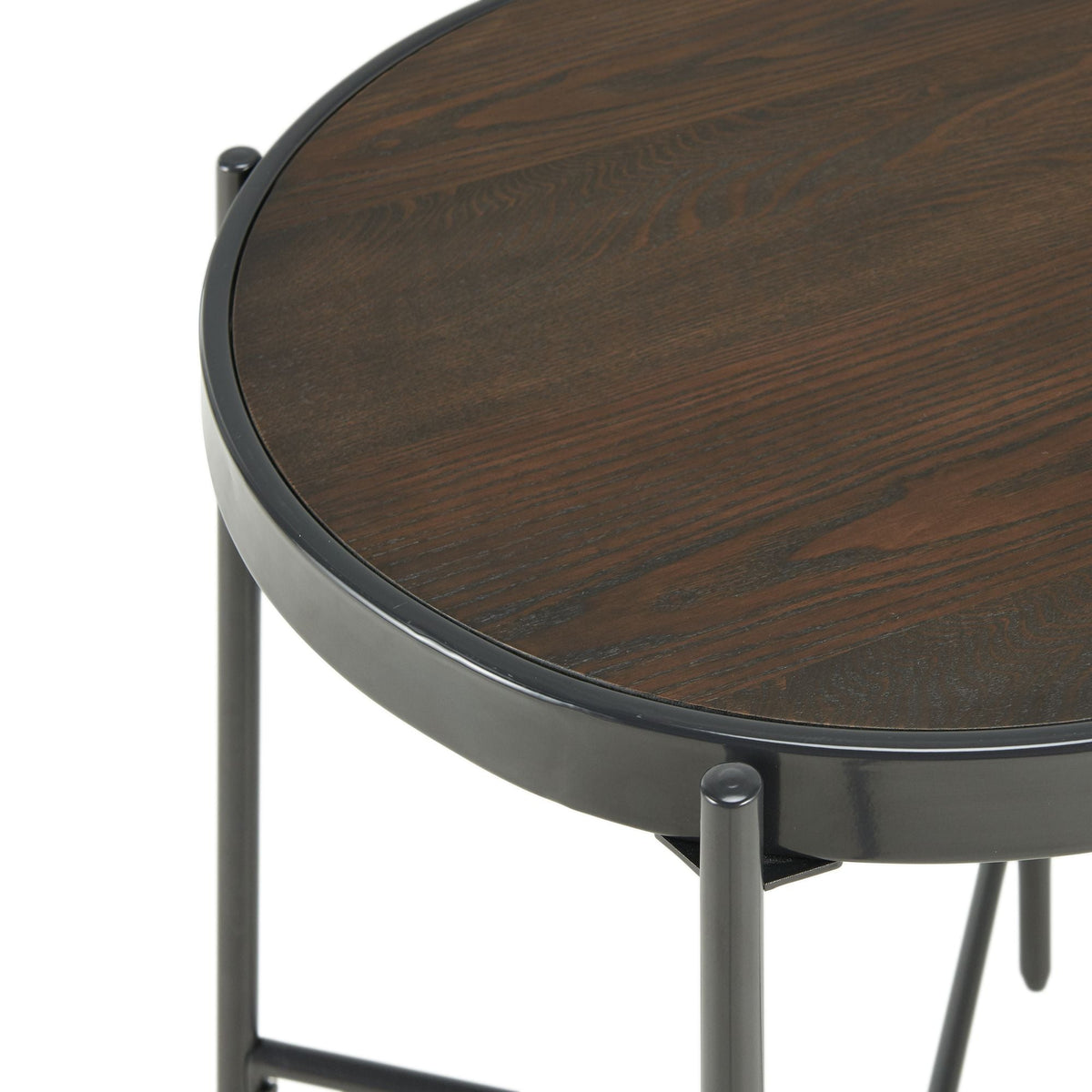 Vienna End Table W/Wood Top Coffee Tables| Roots Furniture