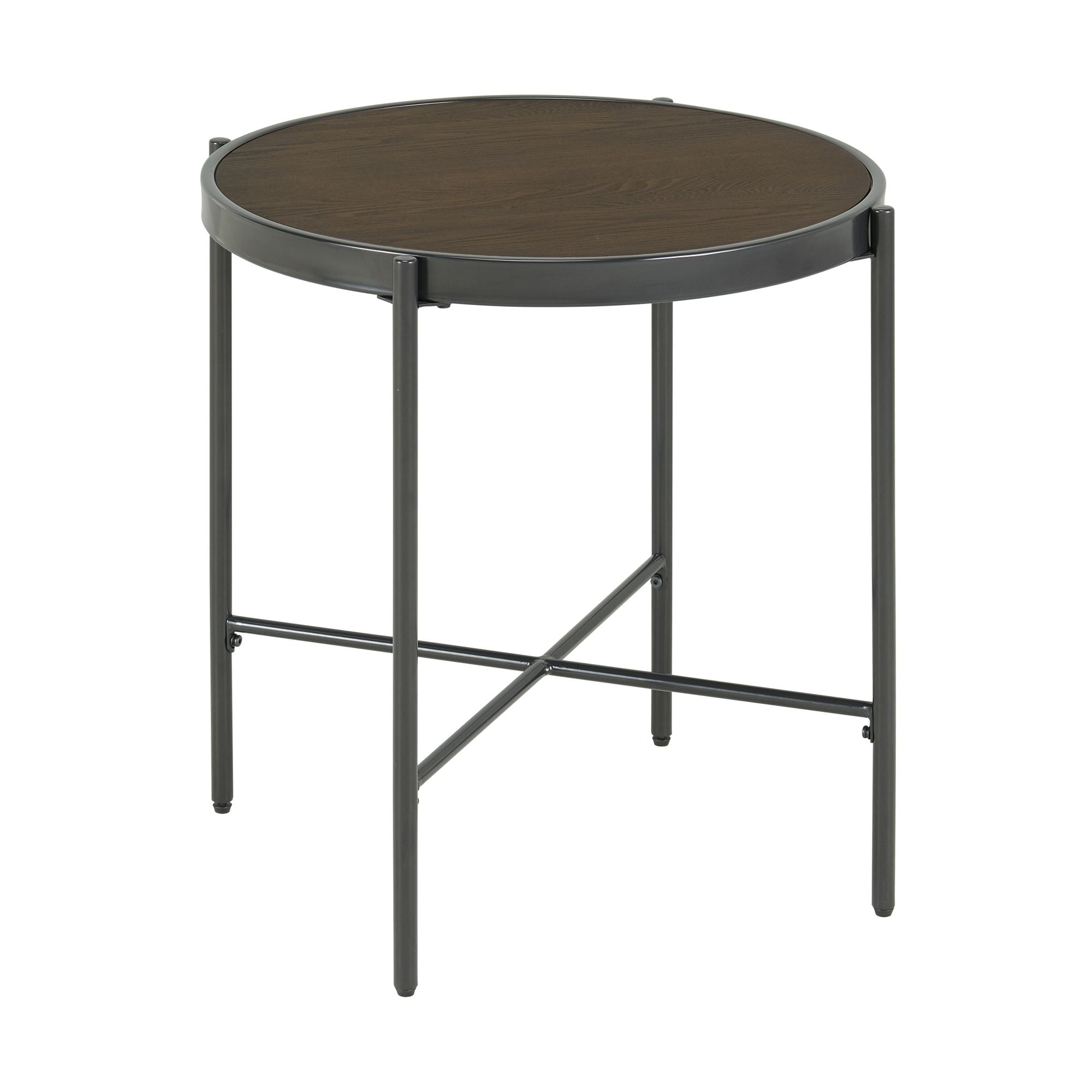 Vienna End Table W/Wood Top Coffee Tables| Roots Furniture