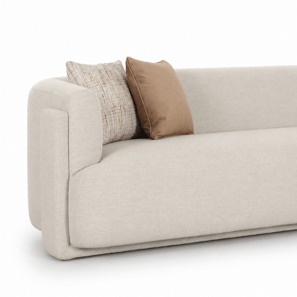 Vienna White 4 Seater Sofa XL Sofas| AlRugaib Furniture