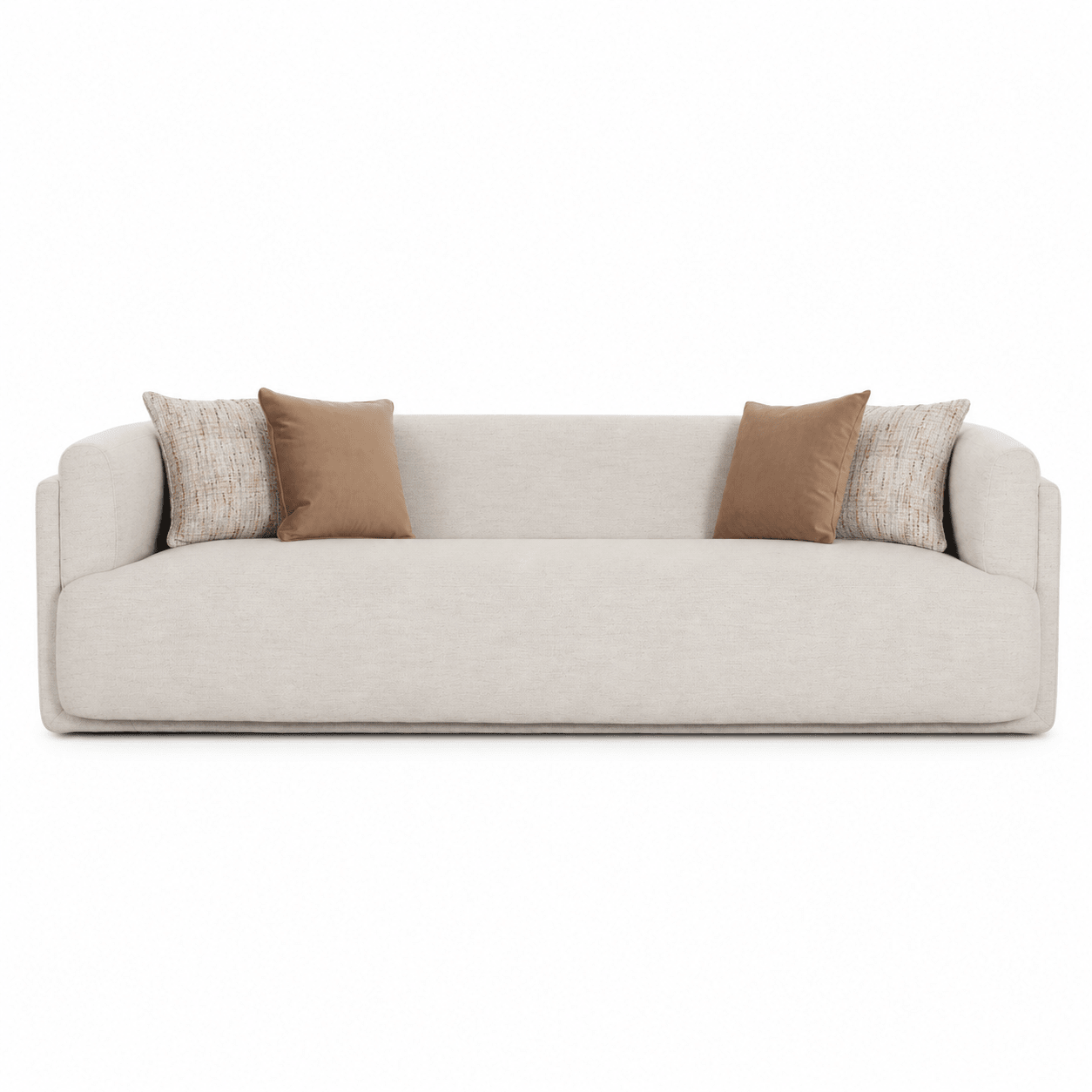 Vienna White 4 Seater Sofa XL Sofas| AlRugaib Furniture
