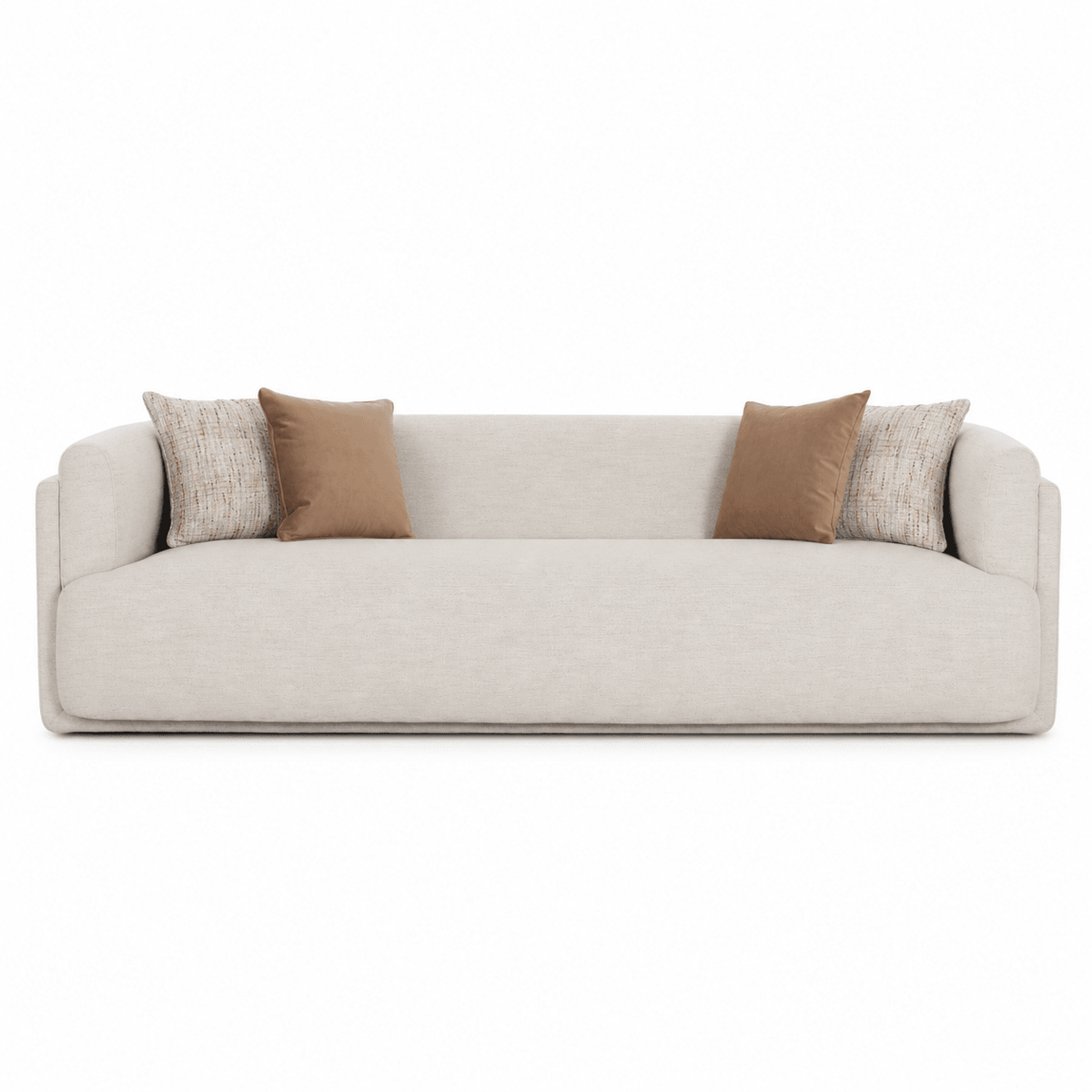Vienna White 4 Seater Sofa XL Sofas| AlRugaib Furniture