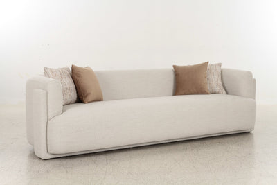 Vienna White 4 Seater Sofa - Al Rugaib Furniture