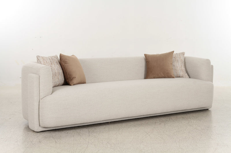 Vienna White 4 Seater Sofa - Al Rugaib Furniture